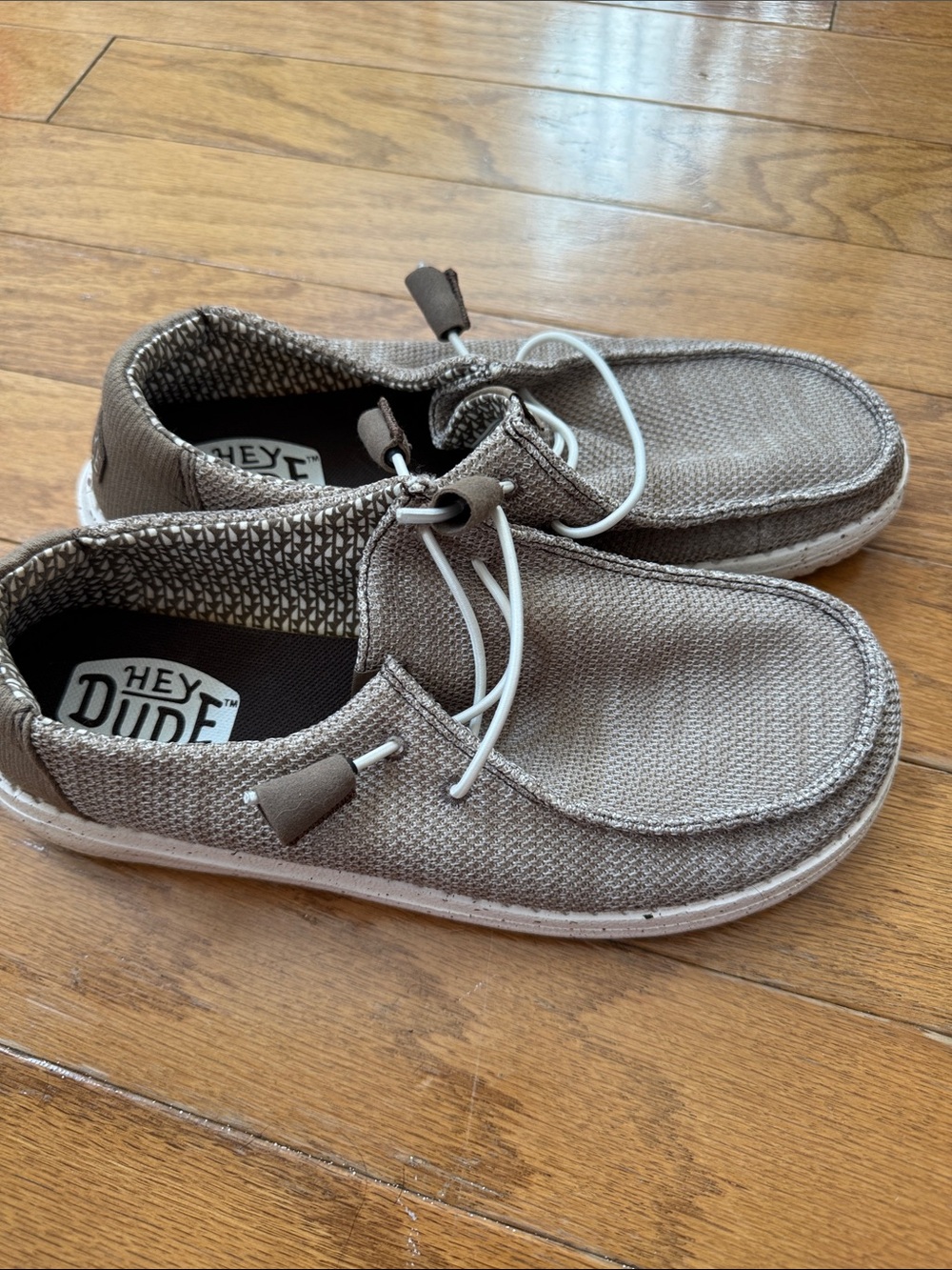 Hey Dude Taupe Wally Slip-On Loafers